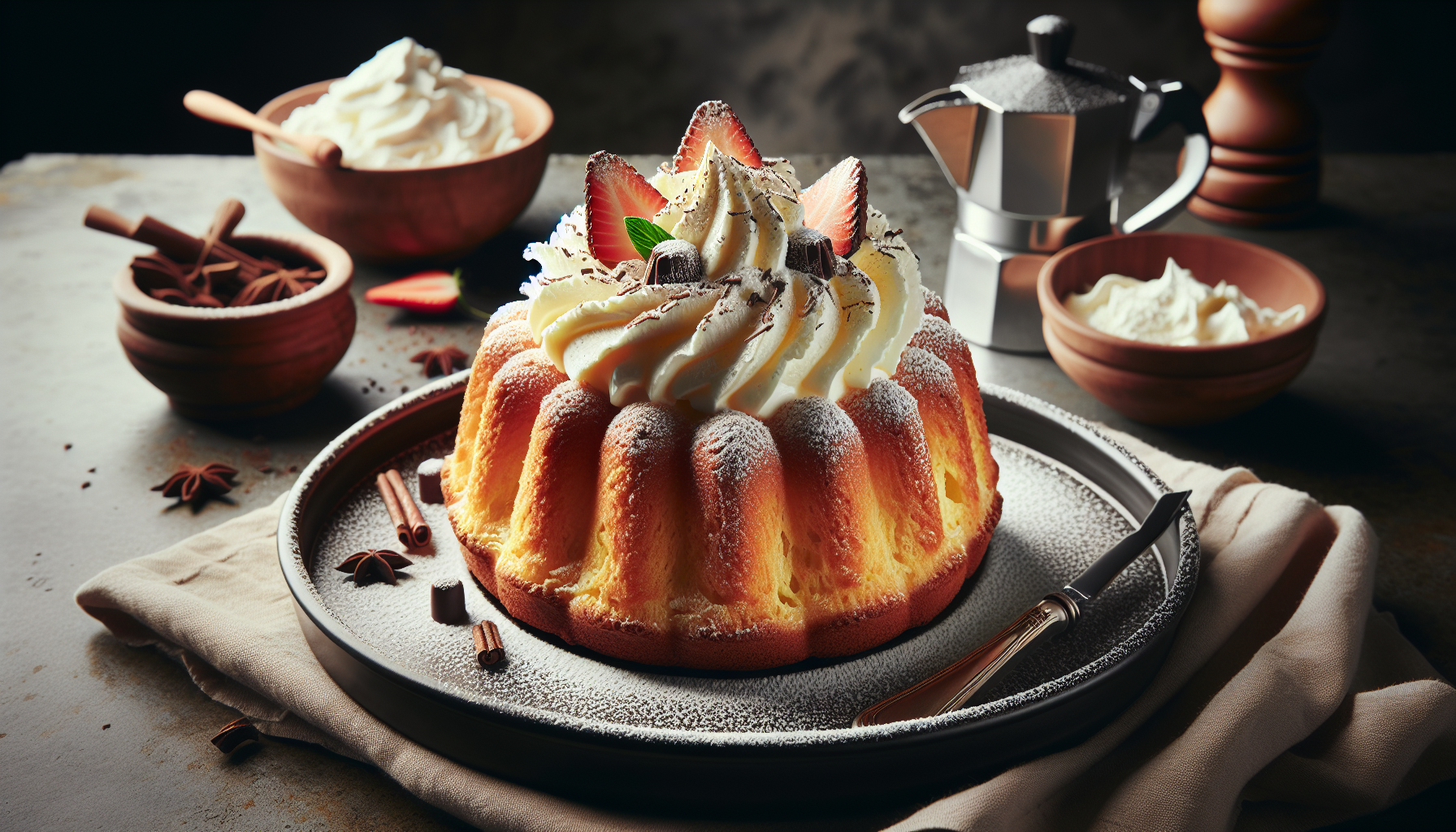 pandoro con mascarpone